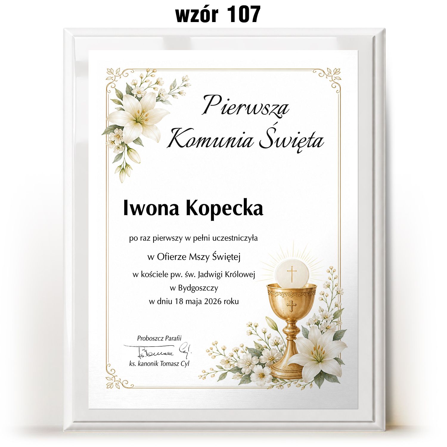 zdjęcie: Pamiątka Pierwszej Komunii Świętej