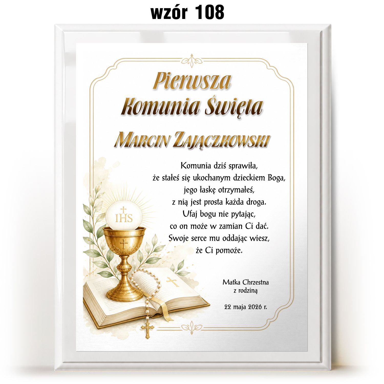 zdjęcie: Pamiątka Pierwszej Komunii Świętej