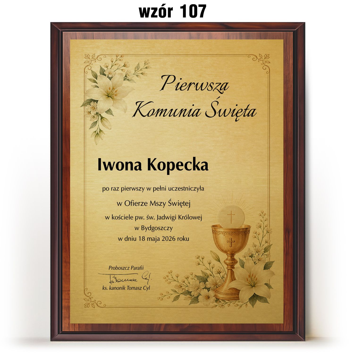 zdjęcie: Pamiątka Pierwszej Komunii Świętej