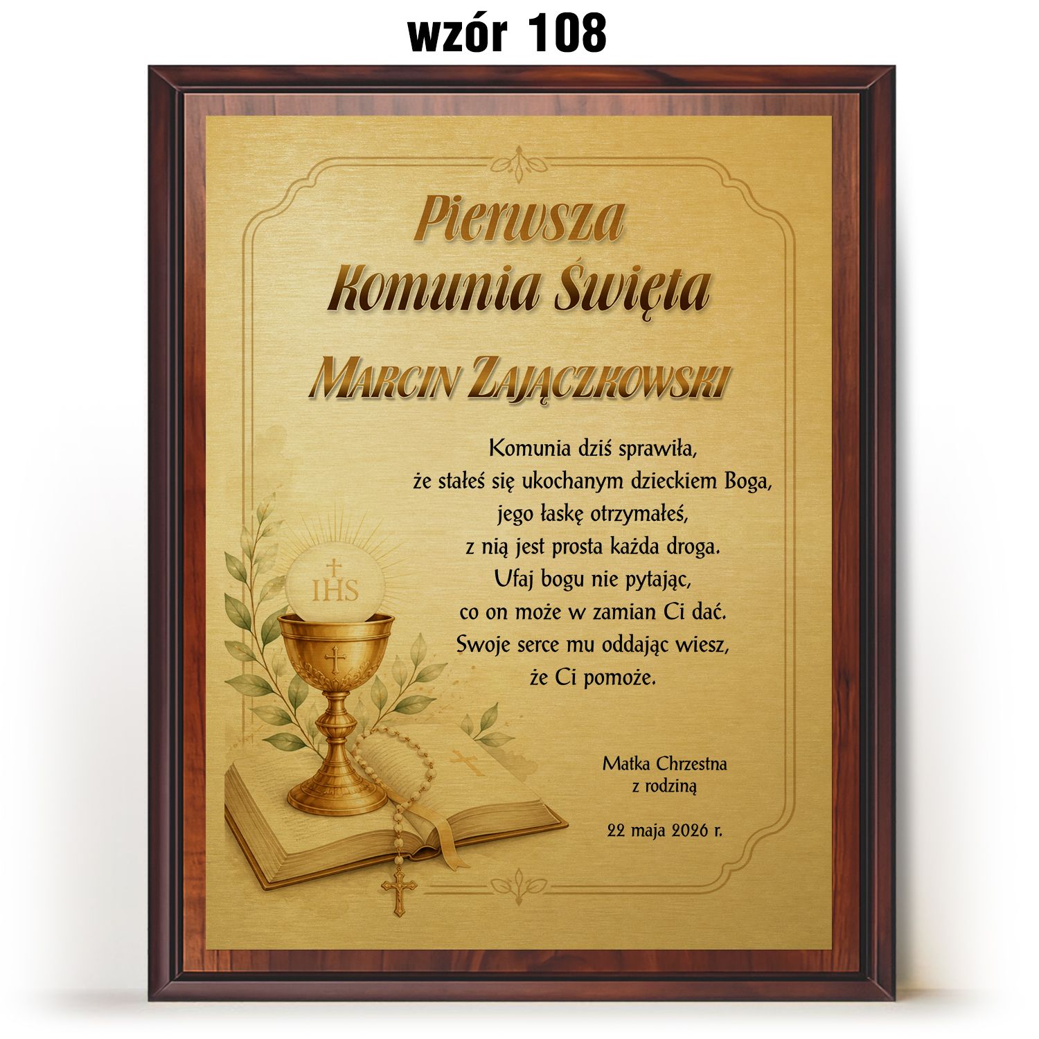 zdjęcie: Pamiątka Pierwszej Komunii Świętej