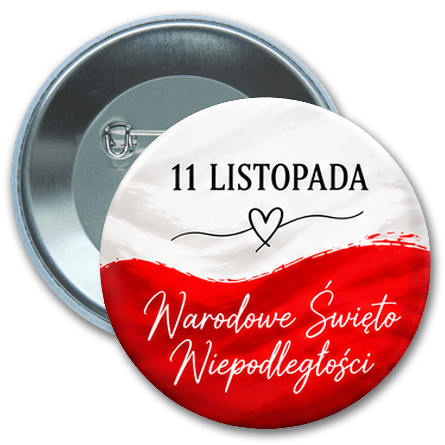 zdjęcie: Przypinka patriotyczna z własnym nadrukiem
