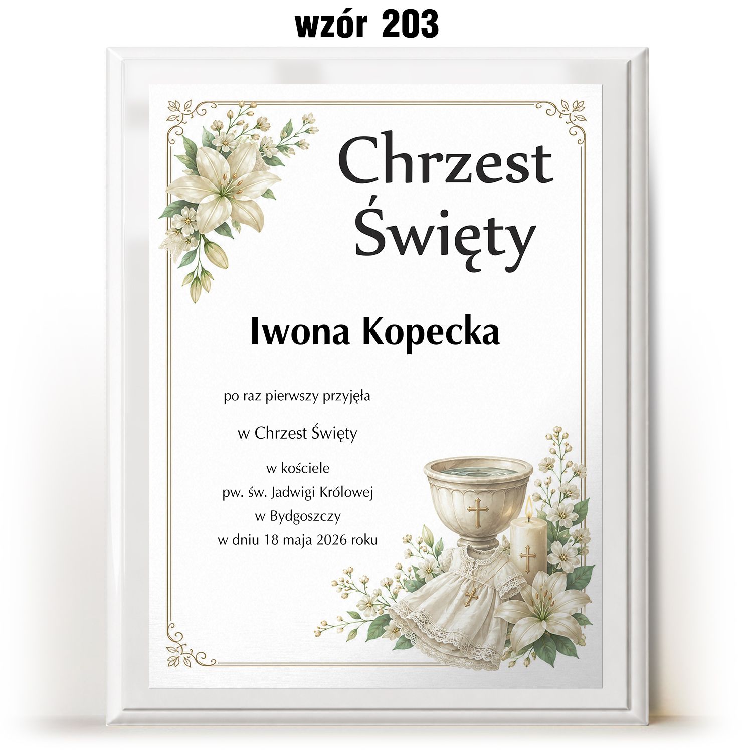zdjęcie: Pamiątka Chrztu Świętego