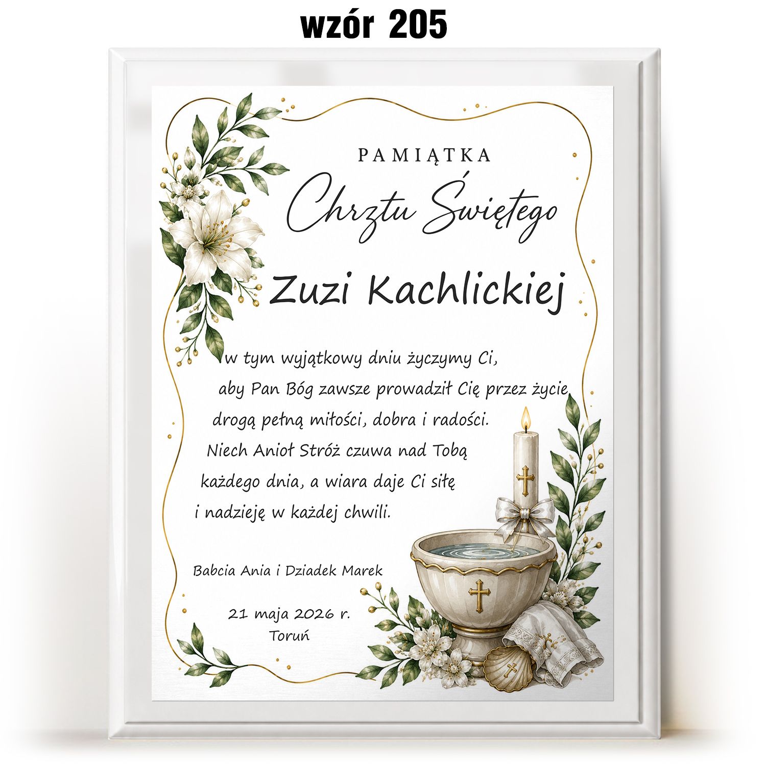 zdjęcie: Pamiątka Chrztu Świętego