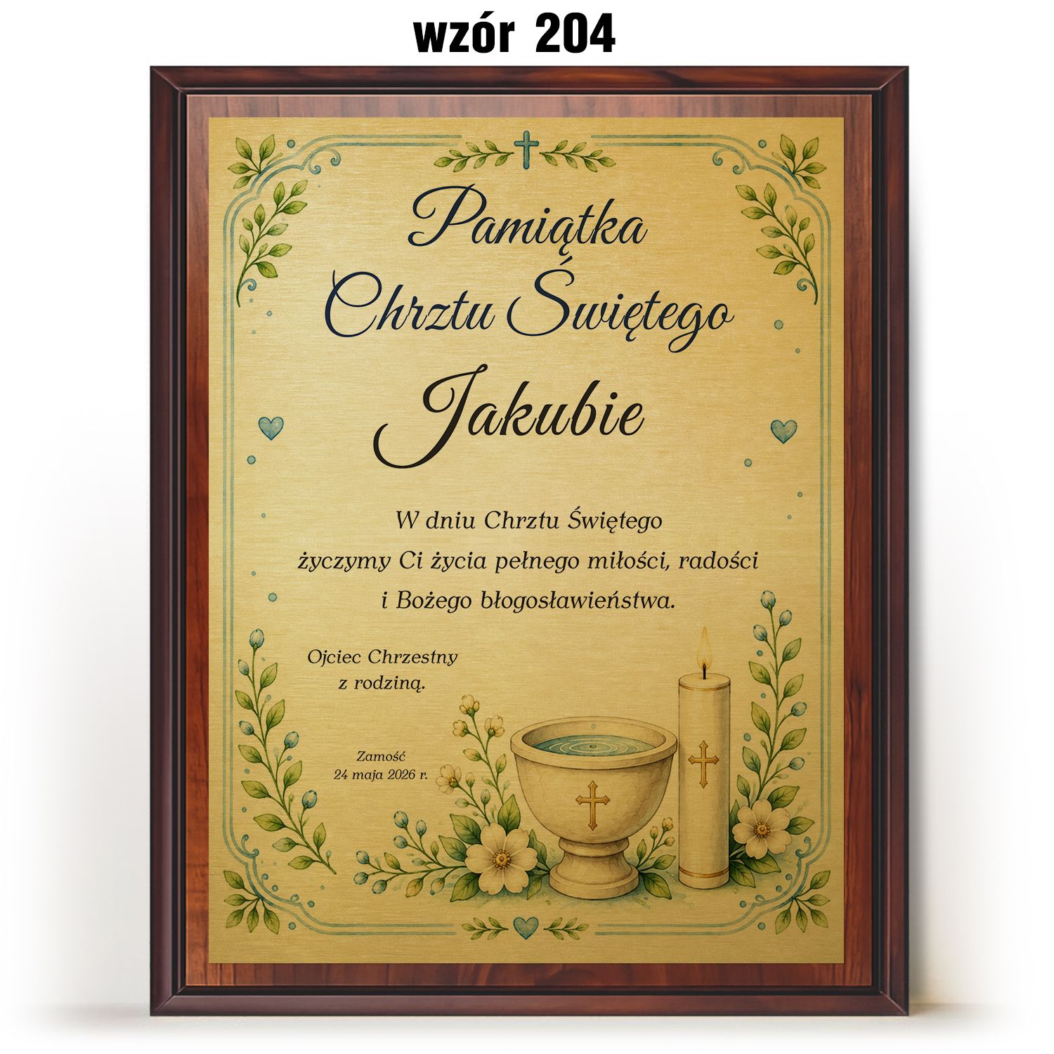 zdjęcie: Pamiątka Chrztu Świętego