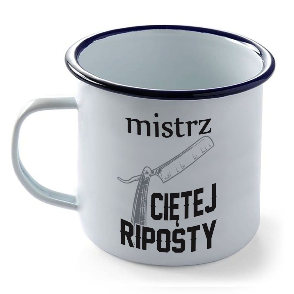 zdjęcie: cięta riposta - kubek metalowy