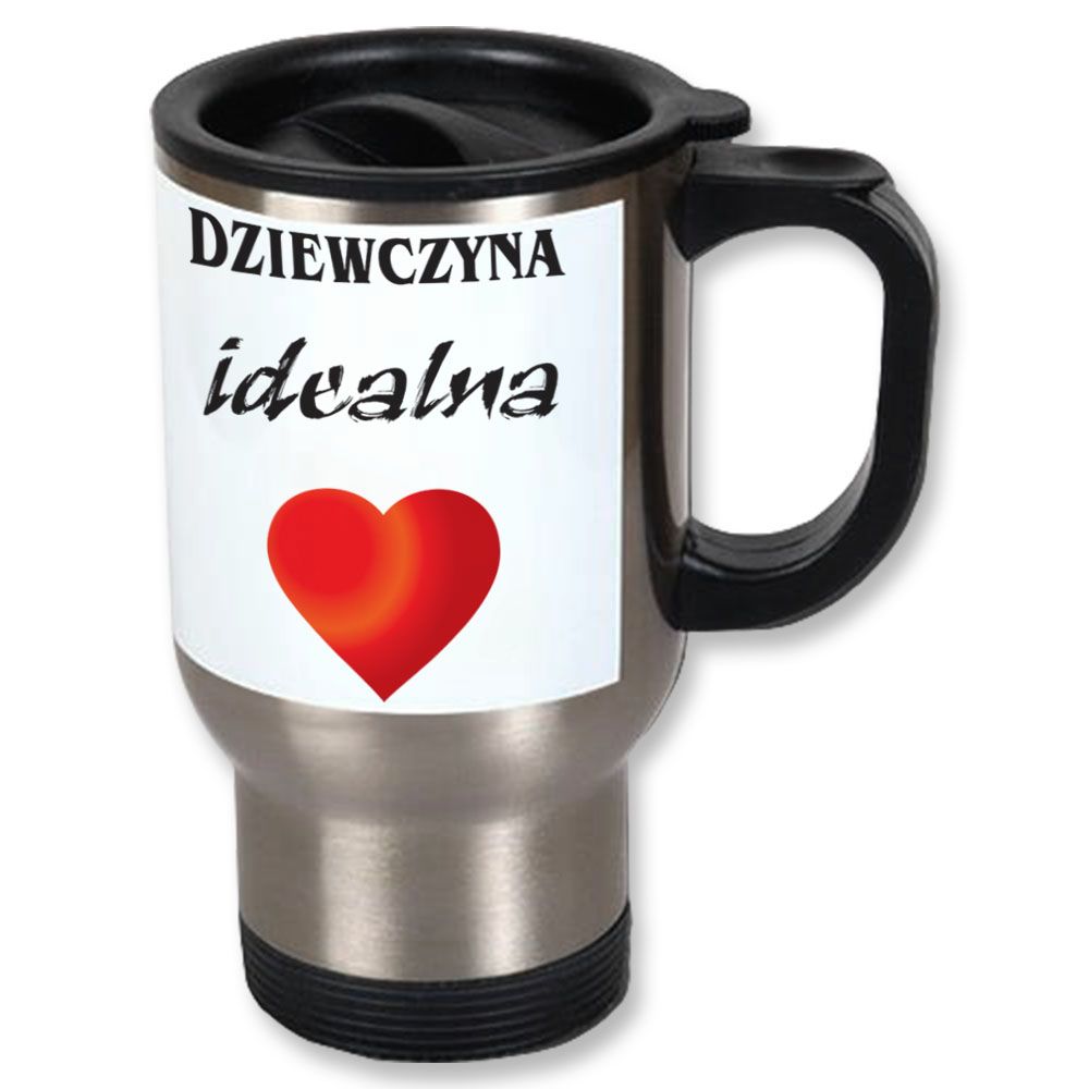 zdjęcie: dziewczyna idealna 01 - kubek termiczny