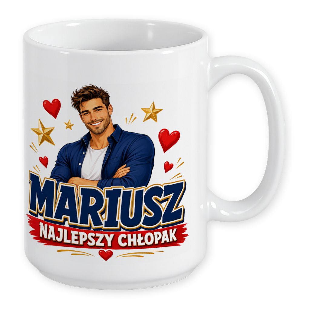 zdjęcie: duży kubek 450 ml dla chłopaka