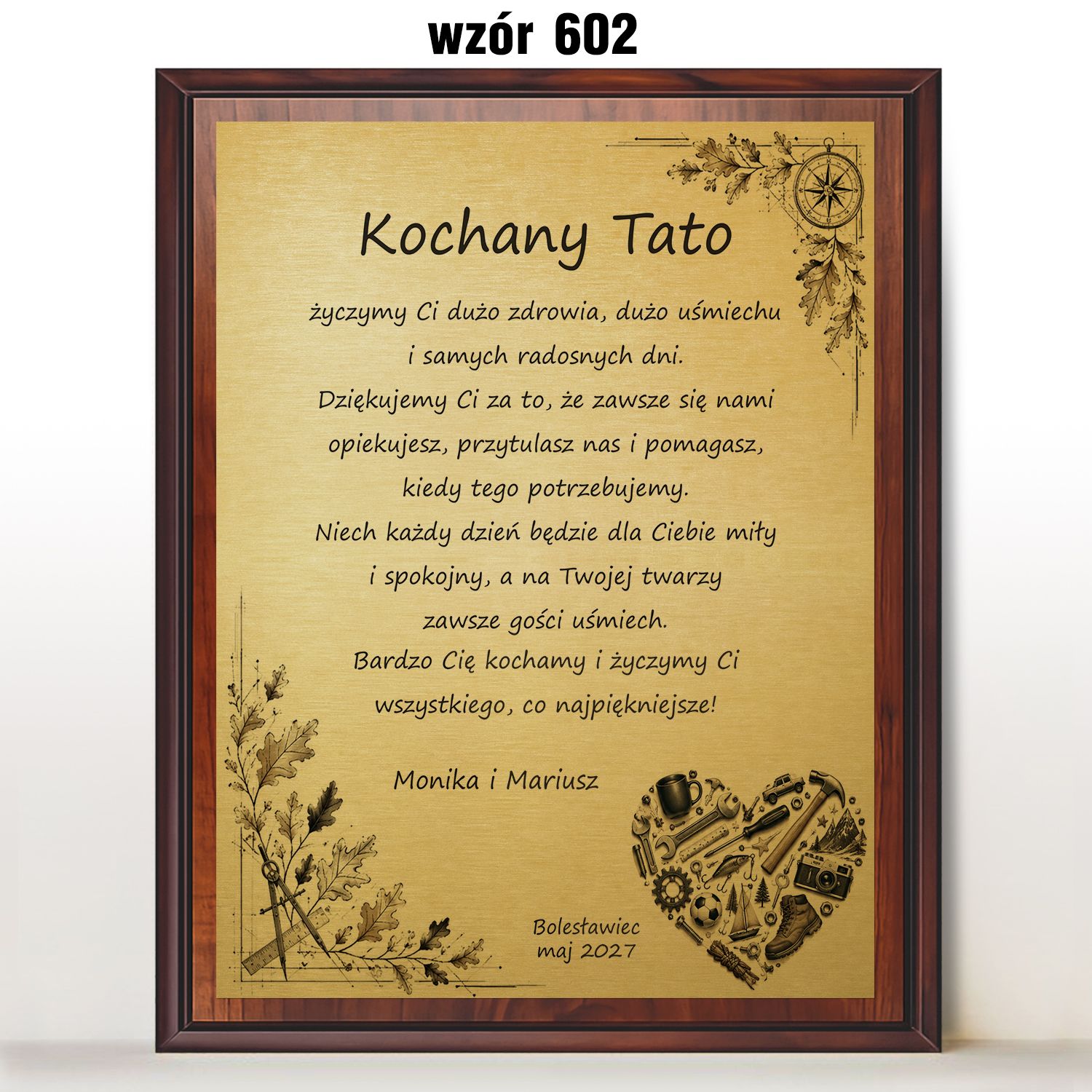 zdjęcie: Pamiątka z nadrukiem dla Taty