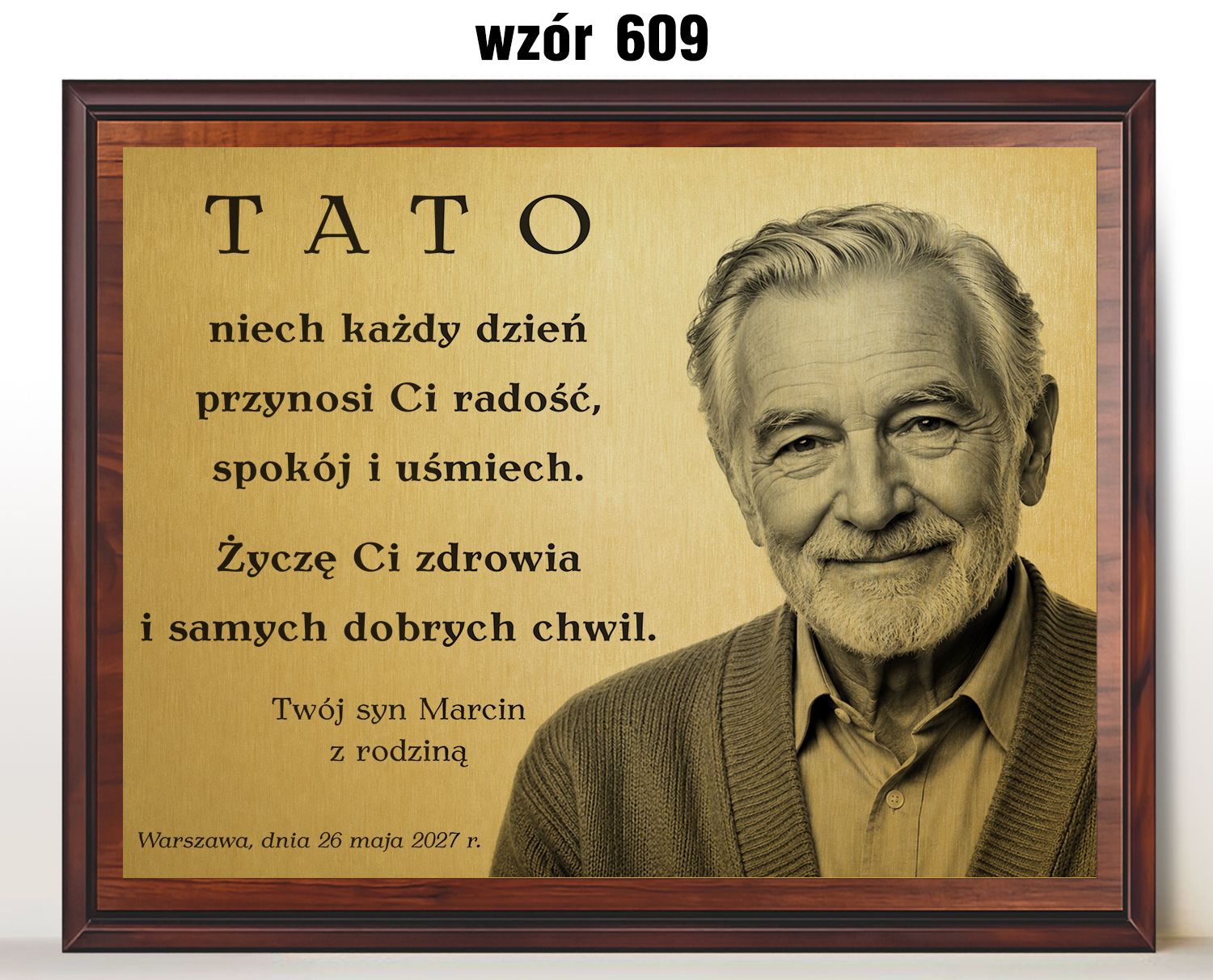 zdjęcie: Pamiątka z nadrukiem dla Taty