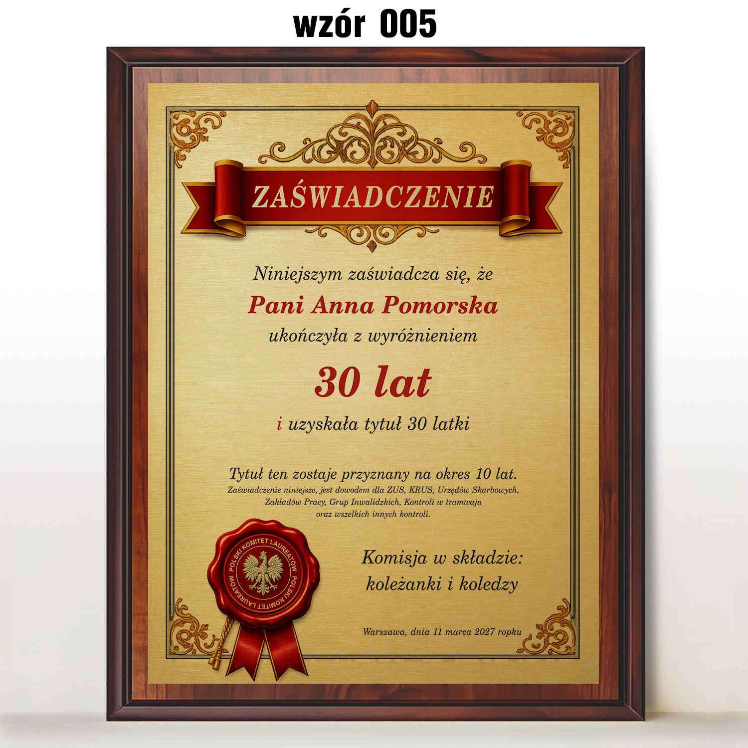 zdjęcie: pamiątka na urodziny