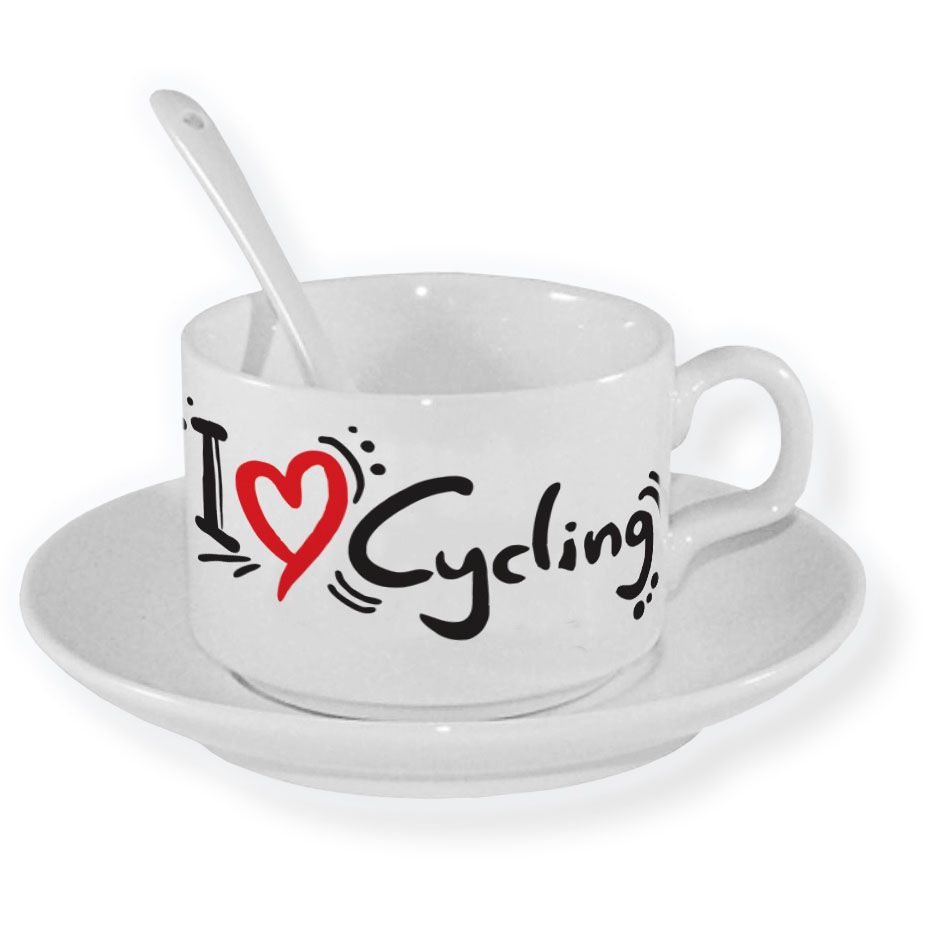 I love cycling - filiżanki