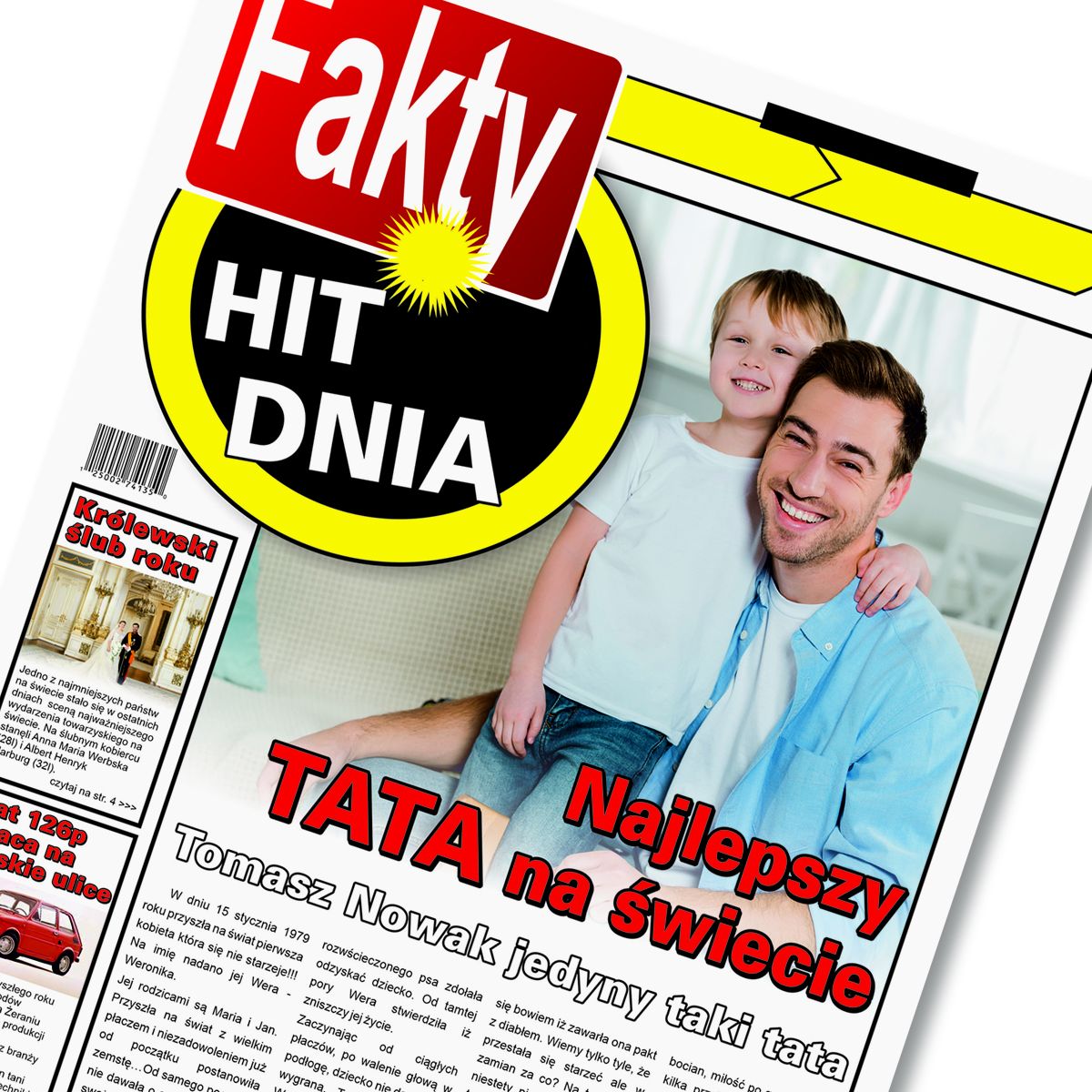 zdjęcie: kufel biały z dowolnym nadrukiem