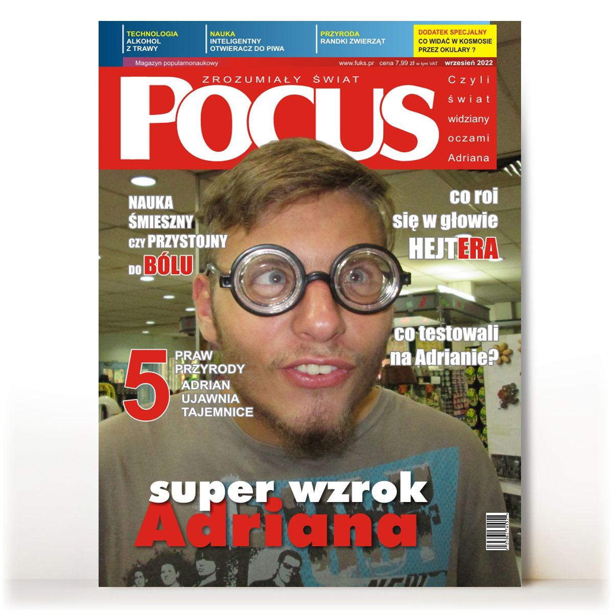 zdjęcie: gazeta w czarnej ramie i passe-partout
