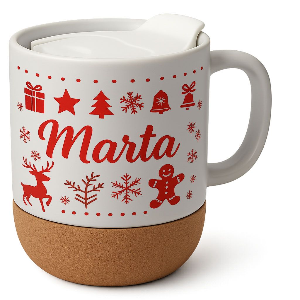 zdjęcie: kubek metalowy emaliowany z nadrukiem