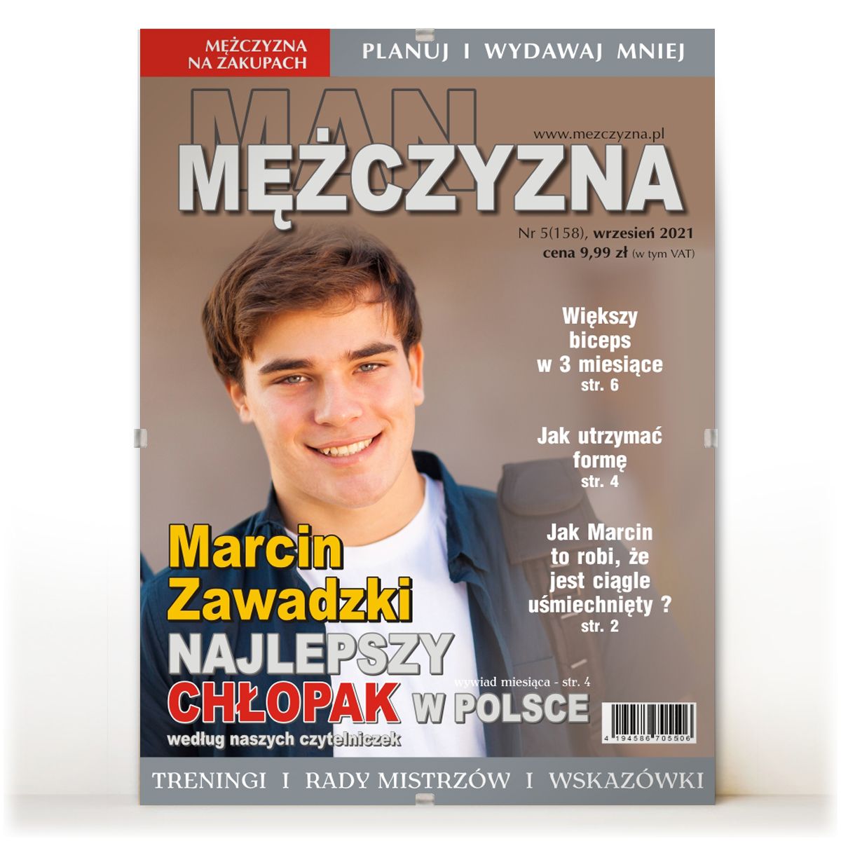 okładka na dzień chłopaka