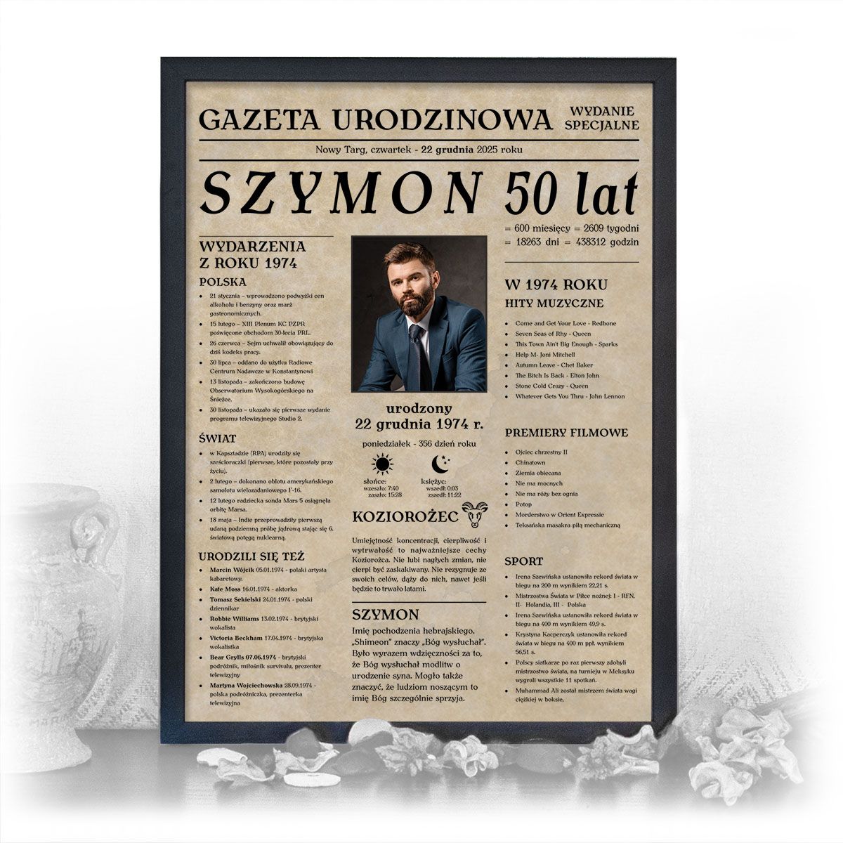zdjęcie: twoja gazeta w stylu retro
