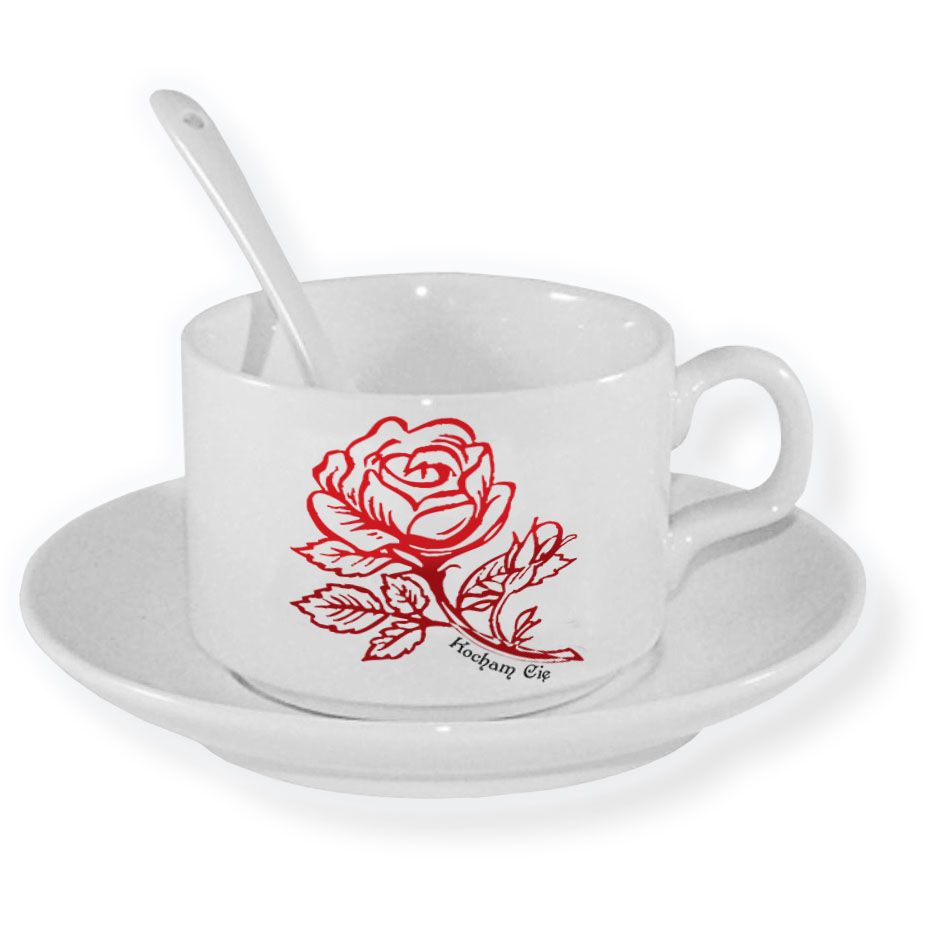 zdjęcie: róża 01 - kubek latte