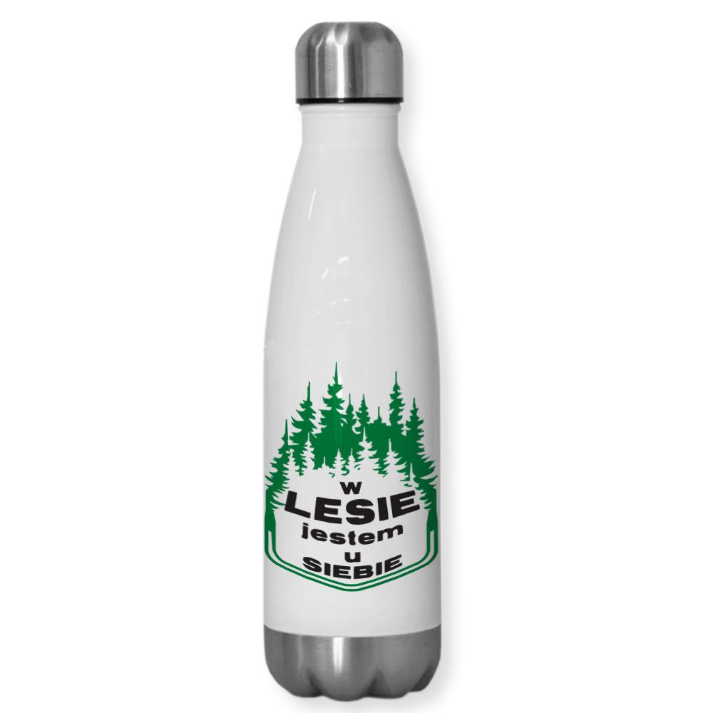 w lesie - butelka termiczna