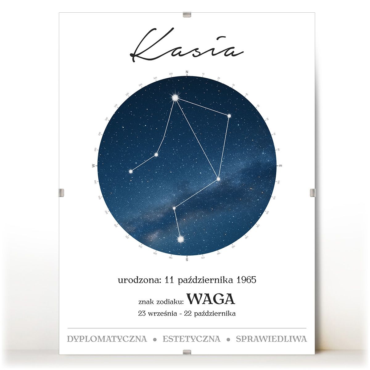 zdjęcie: znak zodiaku - 01 plakat w antyramie - konstelacja