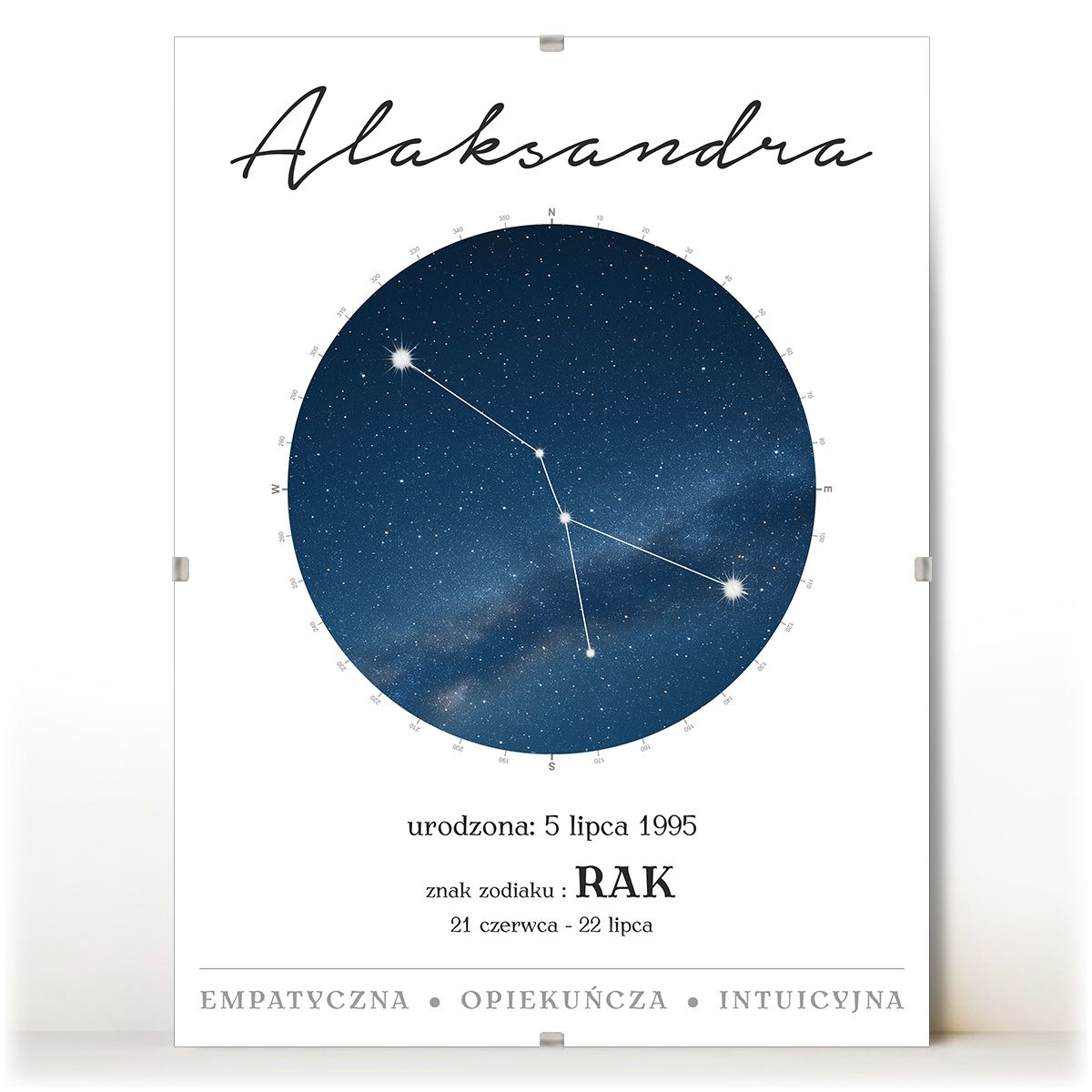 zdjęcie: znak zodiaku - 01 plakat w antyramie - konstelacja