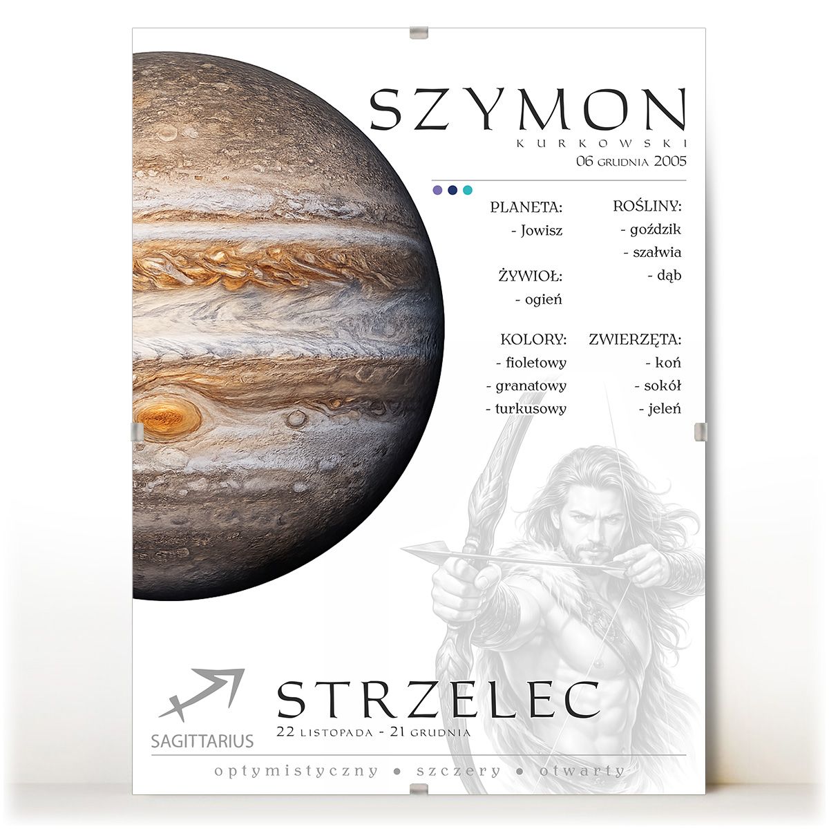 zdjęcie: znak zodiaku - 02 plakat w antyramie - planety