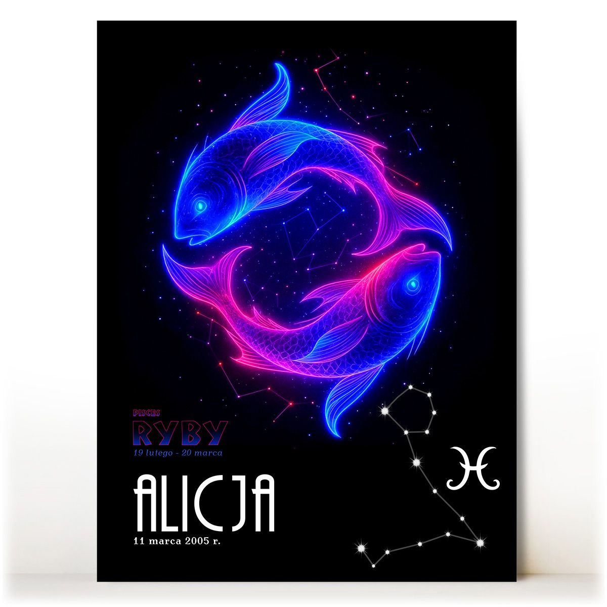 zdjęcie: znak zodiaku - 05 - neon