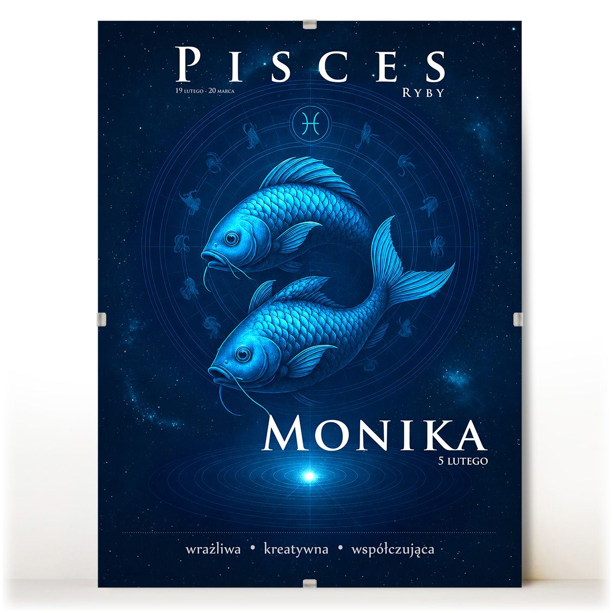 zdjęcie: znak zodiaku - 06 plakat w antyramie - mistyczny