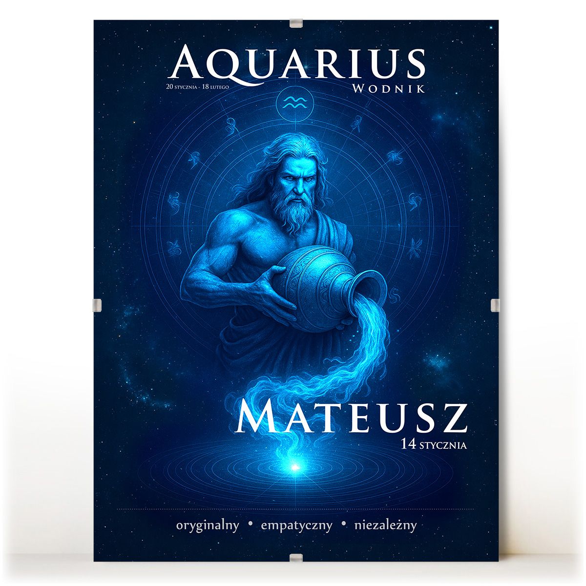 zdjęcie: znak zodiaku - 06 plakat w antyramie - mistyczny