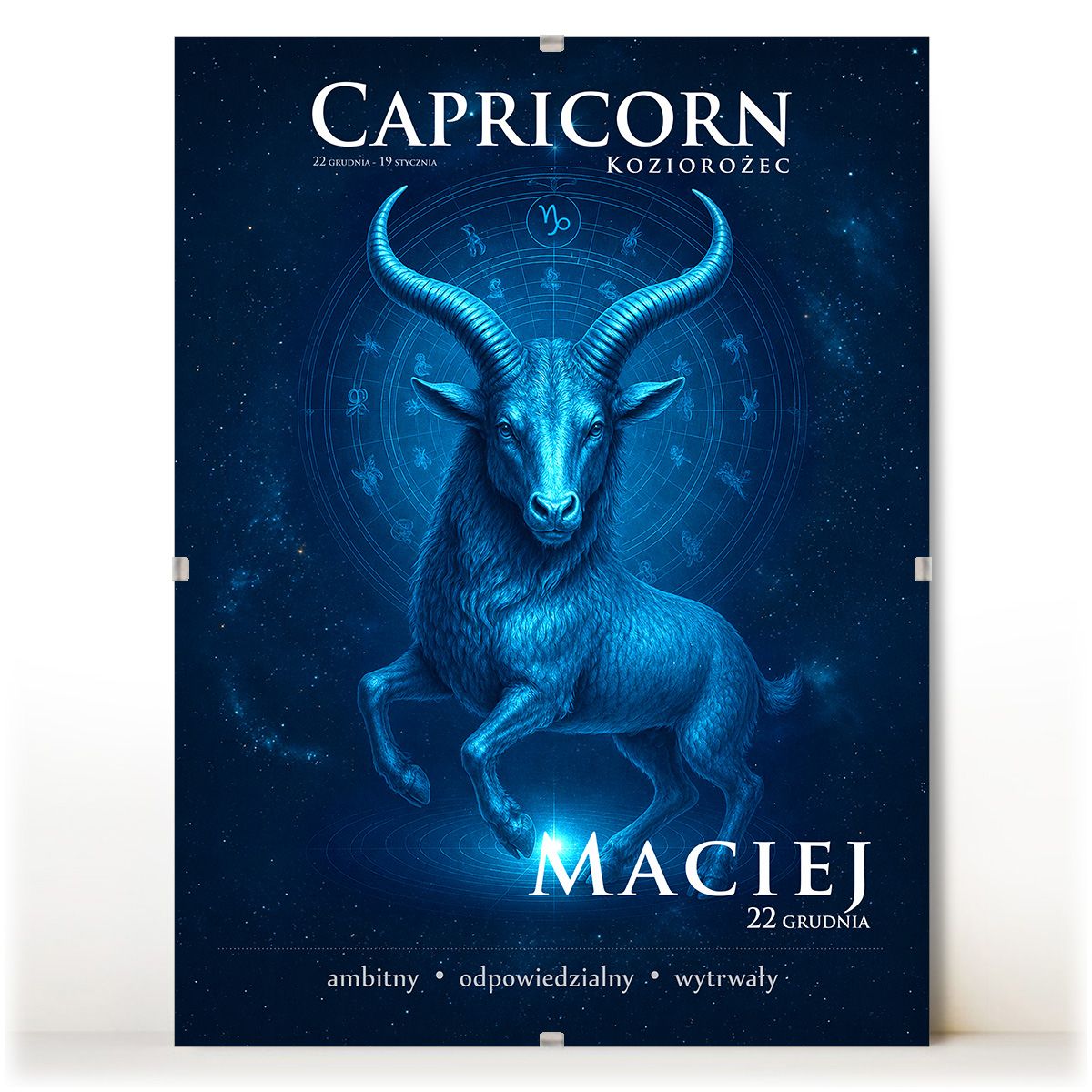 zdjęcie: znak zodiaku - 06 plakat w antyramie - mistyczny