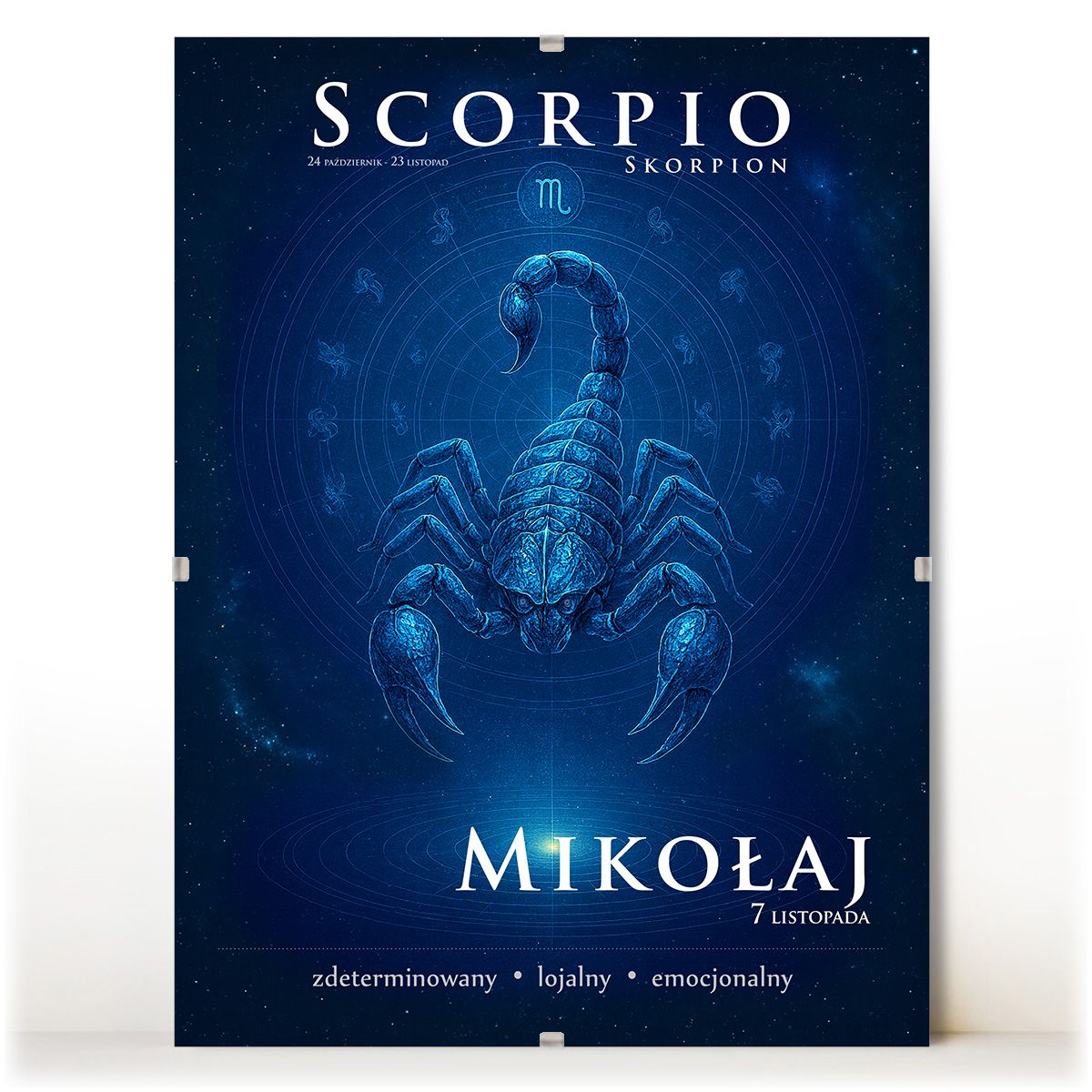 zdjęcie: znak zodiaku - 06 plakat w antyramie - mistyczny