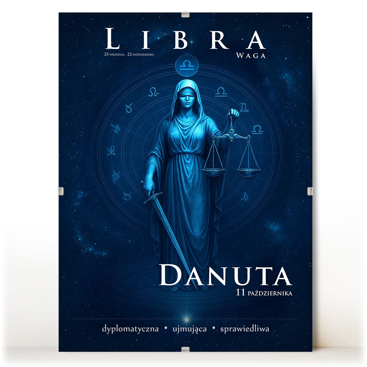 zdjęcie: znak zodiaku - 06 plakat w antyramie - mistyczny
