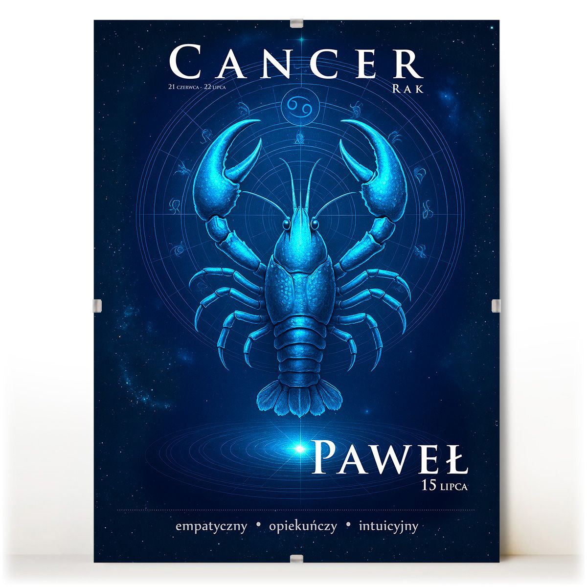 zdjęcie: znak zodiaku - 06 plakat w antyramie - mistyczny