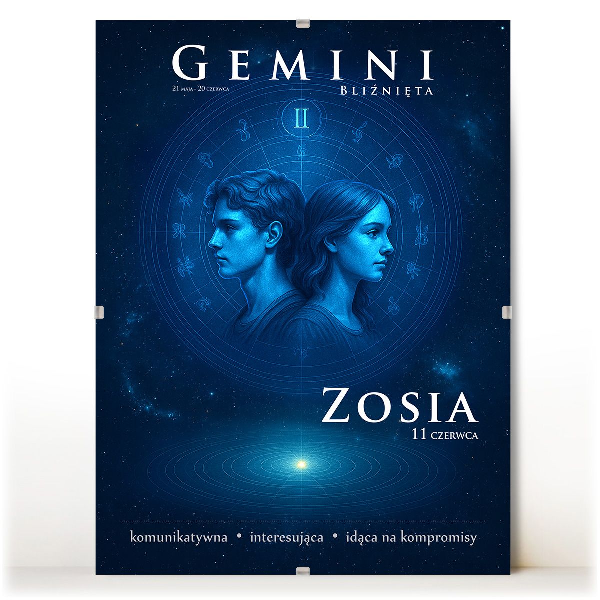 zdjęcie: znak zodiaku - 06 plakat w antyramie - mistyczny