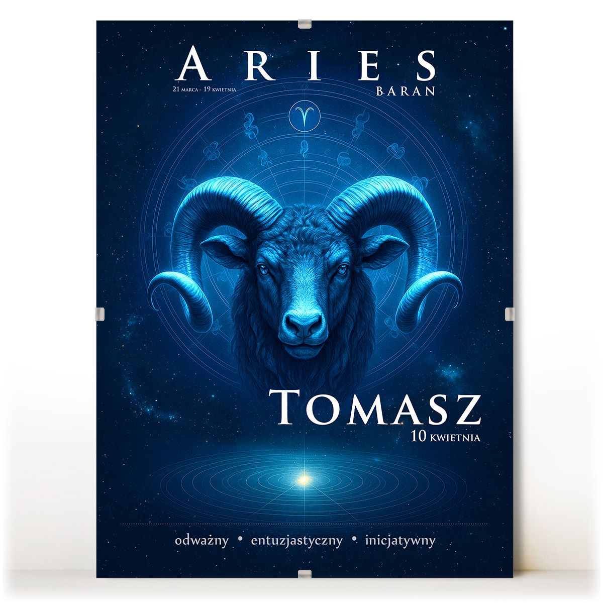 zdjęcie: znak zodiaku - 06 plakat w antyramie - mistyczny